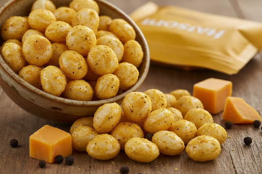 Cheddar Cheese Burst – Texture Shot