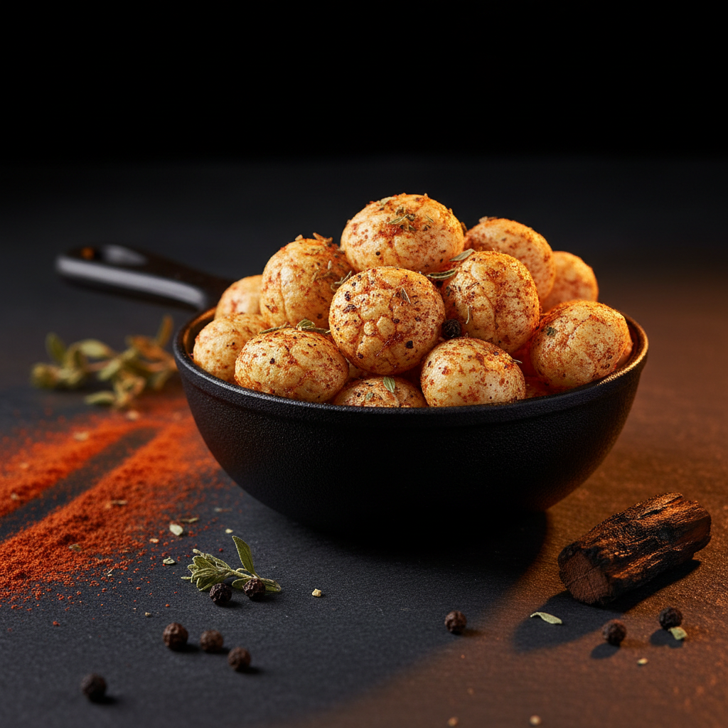Dramatic Side Lit Cast Iron Bowl